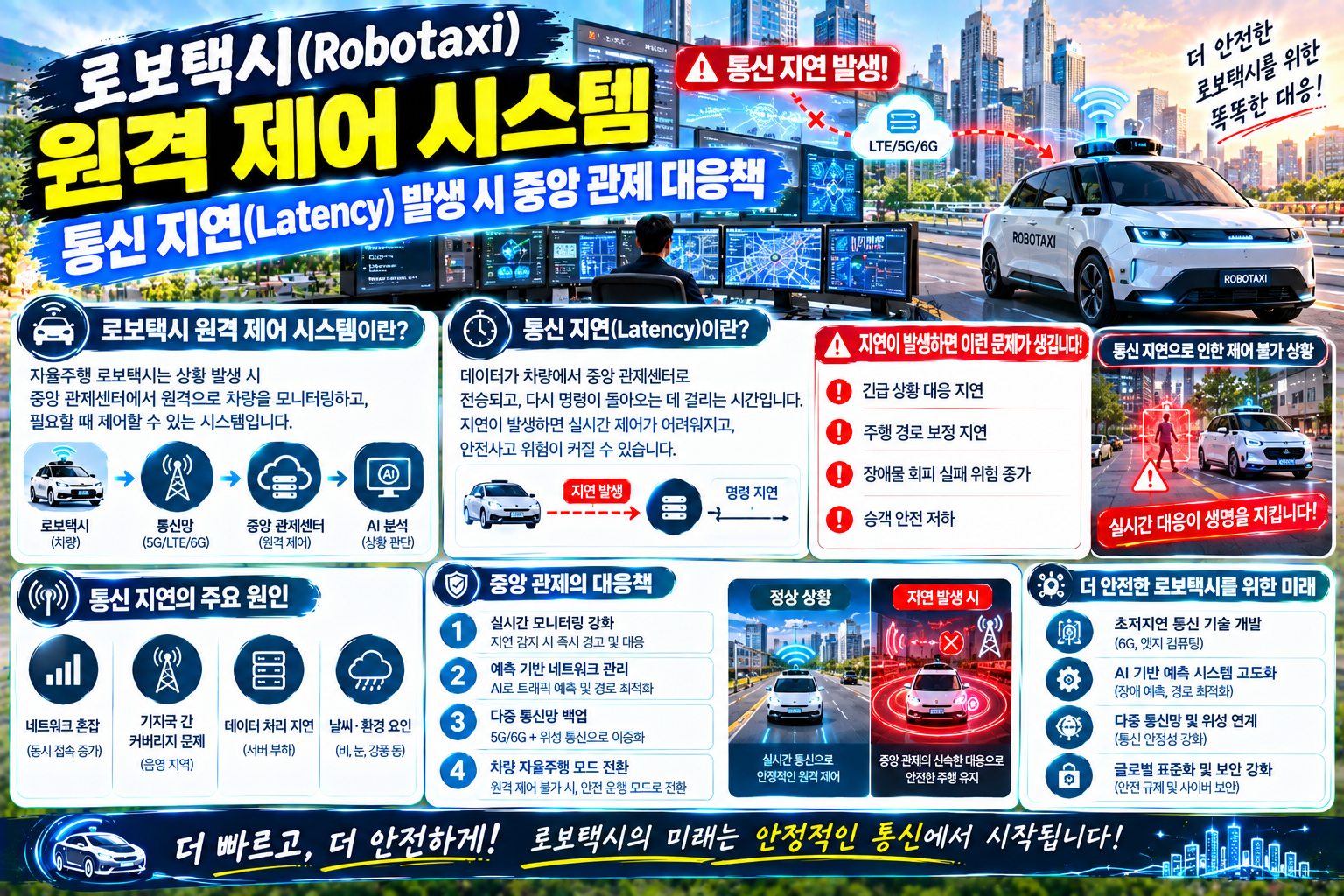 로보택시 원격 제어 통신 지연
